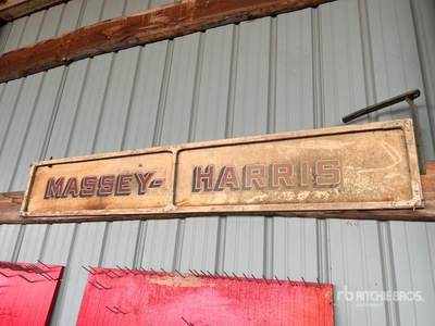 Massey-Harris Sign Antiquités