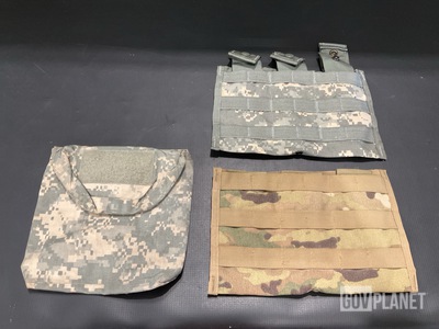 (216) Ammo Pockets, (88) Side Pouches, (15) First Aid Pouches & Assorted Items