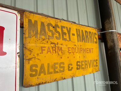 Massey Harris Sign Antiquités