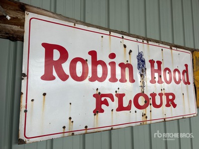 Robin Hood Flour Sign Antiquités