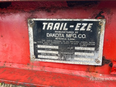1980 Trail-Eze 80000 lb 40 ft T/A Przyczepa płaska