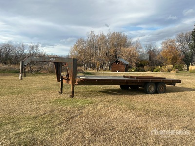 AD&D Trailer and Repair 24 ft T/A Gooseneck . Remolque caja abierta