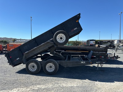 2017 Big Tex 14LX 14 ft T/A Lichte Kiepaanhanger