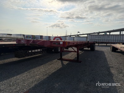1998 Fruehauf 48 ft T/A مقطورة مسطحة