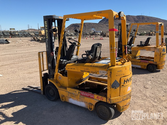 MONTACARGAS ELéCTRICO HYSTER E65Z40