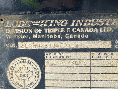 2010 Lode King Tri/A Super B-Train Lead Grain Trailer