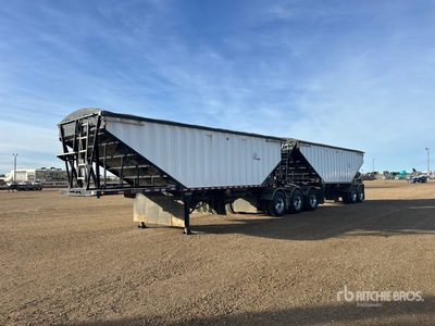 2010 Lode King 39 ft Tri/A Super B-Train Lead Live Bottom Przyczepa do zboża