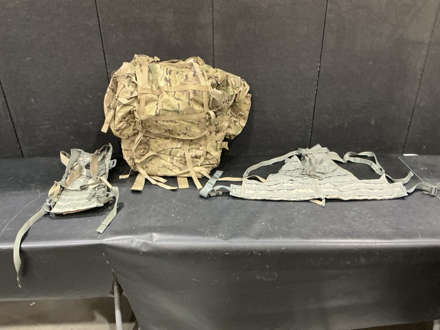(20) Field Packs, (23) Load Carriers, (99) Hydration Carriers & Assorted Items