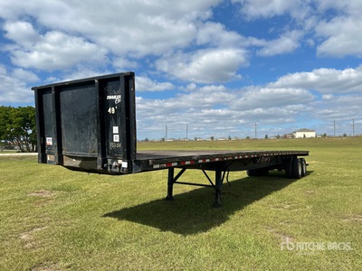 2013 Great Dane 48 ft T/A Flatbed Trailer