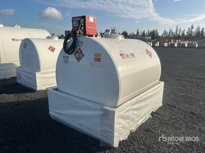 2025 AM Tank 1000 1050 gal Skid Mounted Steel Diesel Réservoir de carburant (Unused)