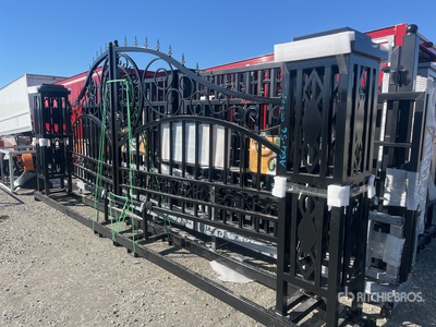 20 ft x 0 ft Steel Brama wjazdowa