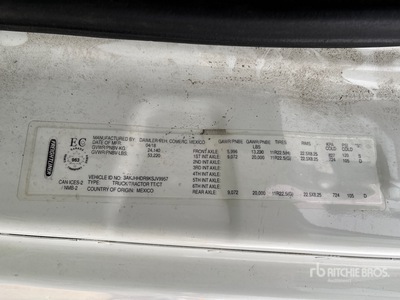 2019 Freightliner Cascadia 126 6x4 Cabina con cuccetta per trattore stradale