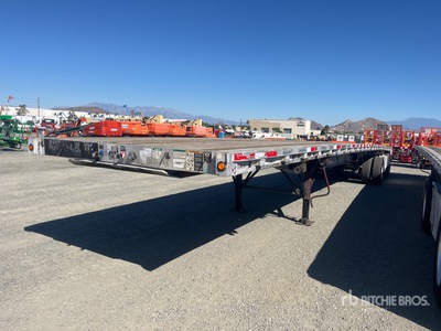 2005 Wilson ACF-900 48 ft T/A Spread Axle Flatbed Trailer