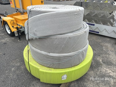 Quantity of 320 mm x 40 mm Flat Perforated Drainage Rohr