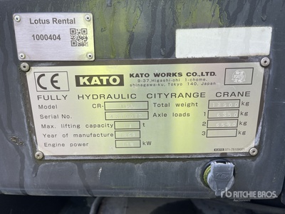 1999 Kato CR100 10 ton Grúa Móbil Compacta