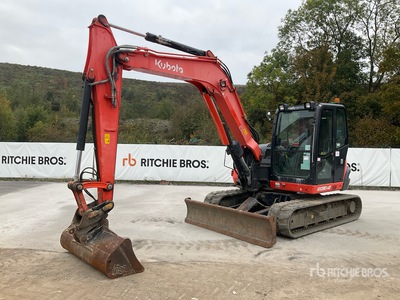 2019 Kubota KX080-4A Tracked Excavator