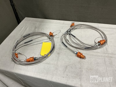 (2) Sikorsky 70700-20368-048 Hydraulic Hose Assemblies