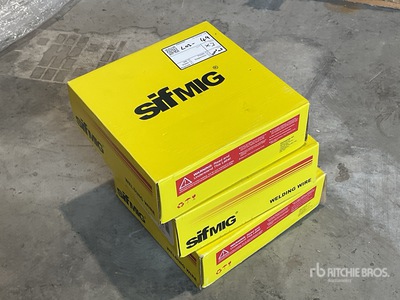 Quantity of (3) SIF MIG 1mm Mild Steel Mig Welding Wire Wire Reel