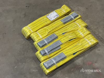 Quantity of (5) 3 Tonne X 3mtr Lifting Slings Sling