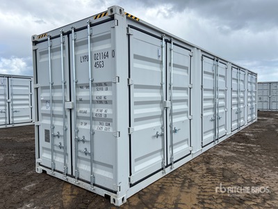 2025 40 ft High Cube Multi-Door حاويات تخزين