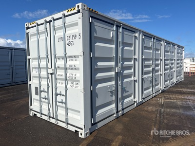 2025 40 ft High Cube Multi-Door Storage Container