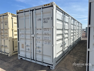 2025 40 ft High Cube Multi-Door Storage Container