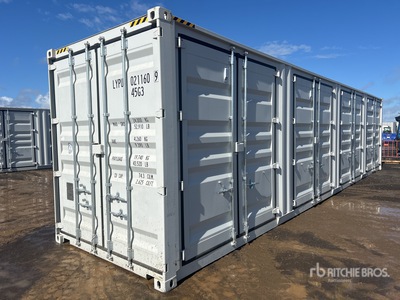 2025 40 ft High Cube Multi-Door Storage Container