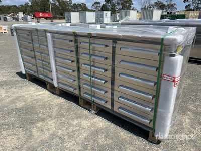 Suihe 2870 mm 30-Drawer Werkbank (Unused)