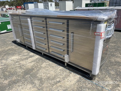 Suihe 2870 mm 18-Drawer Workbench (Unused)