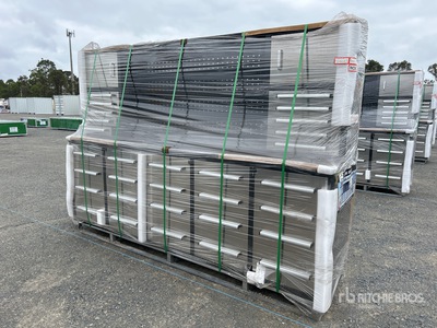 Suihe 2745 mm 30-Drawer Werkbank (Unused)