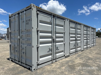 2025 40 ft High Cube Multi-Door Storage Container
