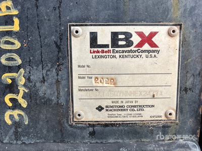 2022 Link-Belt 145X4 Excavadora de Cadenas