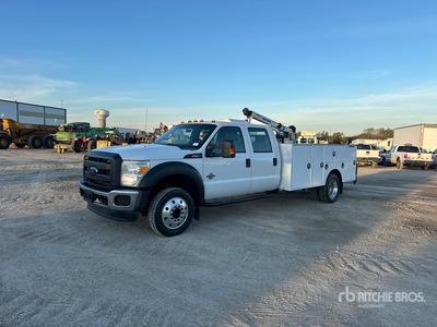 2012 Ford F-550 XL 4x4 Crew Cab Service Truck