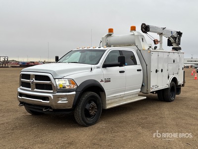 2014 Ram 5500 SLT 4x4 Crew Cab Service Truck