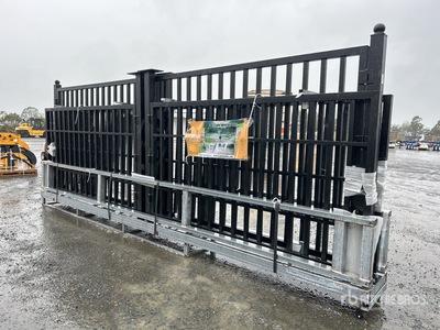 Quantity of (3) Suihe 20 ft Bi-Parting Driveway Gate (Unused)