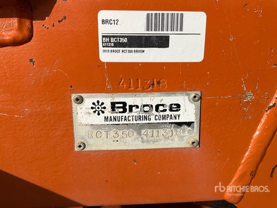 2019 Broce RCT350 Self-Propelled Broom
