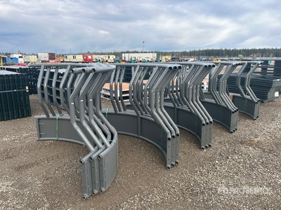 Quantity of (5) 2025 BYT MGFF84 84 In Magnum Prairie Funnel Livestock Feeder (Unused)