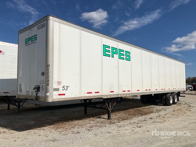 2013 Wabash 53 ft x 102 in Van Trailer