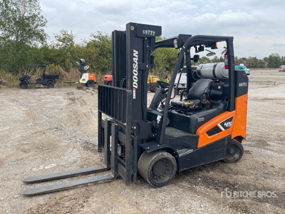 Doosan GC45BCS-9LP 8500 lb Cushion Tire Forklift