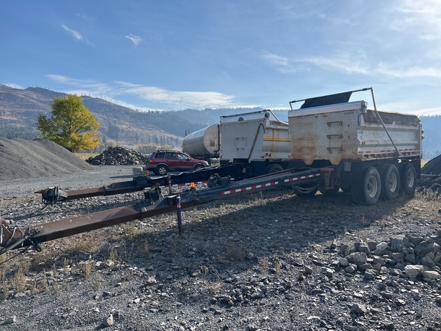 1996 Sturdyweld DS36SA-FS Tri/A Drawbar End Dump Trailer 1996 Sturdyweld DS36SA-FS Tri/A Drawbar End Dump Trailer