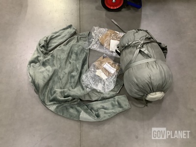 (57) Jackets, (3) Sleep Systems, (19) Poncho Liners & Assorted Items