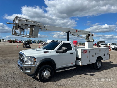2023 Posi-Plus 700-40 34 ft on 2023 Ram 5500 4x2 Cable Placer Camion de cubo
