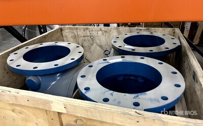 Quantity of (4) 12 in DeZURIK APCO CRF Series Rubber Flapper Swing Check Valve