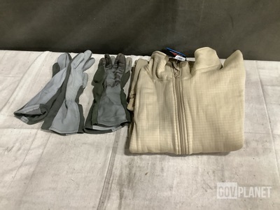 (70) Pairs of Gloves, (21) Shirts, (6) Clothing Bags & Assorted Items