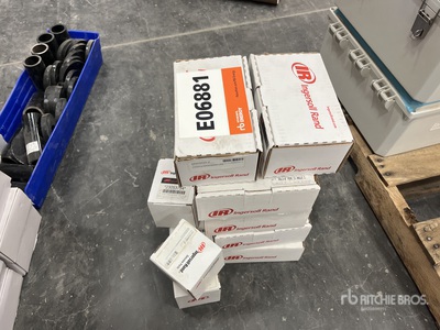 (5) Ingersoll Rand Overload Relay, (10) Ingersoll Rand ¾ in Pilot Operated Closed Valve. معدات انتاج