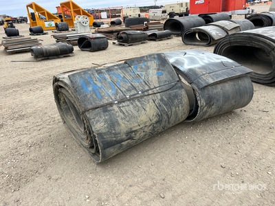 Quantity of (2) Rolls Rubber Mats