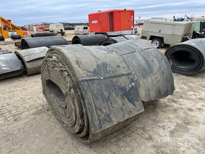 Quantity of (2) Rolls Rubber Mats