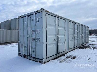 2025 40 ft High Cube Multi-Door Storage Container