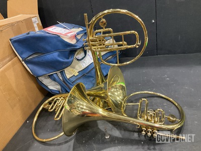 (3) French Horns