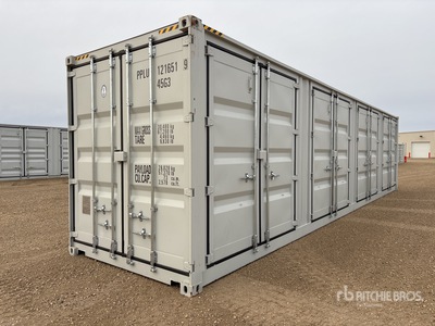 2025 40 ft High Cube Multi-Door Storage Container